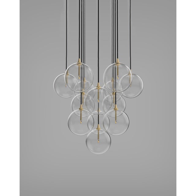 Cluster 13 Chandelier For Sale - Image 4 of 11