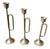 MCM 1970s stacked brass trumpet candle holders. Perfect addition for your collection. 9.25” h 2.25” w 8.25” h 2.25” w...