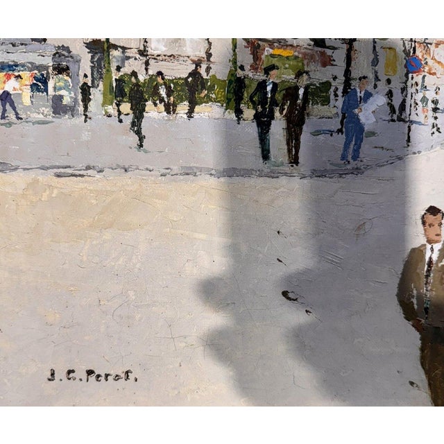 Jc Perot, Place Pigalle, 1950s, Oil on Canvas, Framed For Sale - Image 4 of 9