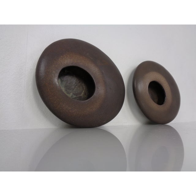 Studio Ceramic 01062 Vases from August Heissner, Germany, 1960s, Set of 2 For Sale - Image 4 of 13