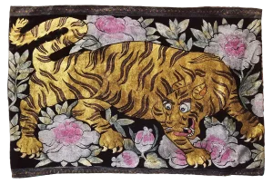 Tibetan Tiger Silk Velvet Pillow