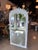 Vintage Newly Lacquered White Roche Style Palm Frond Leaves Leaf Wall Mirror For Sale In West Palm - Image 6 of 11
