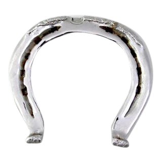 Vintage Chrome Horseshoe For Sale