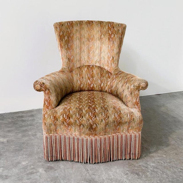 Height: 91 cm width: 83 cm depth: 83 cm seat height: 37 cm a striking and exceptionally decorative pair of vintage lounge...