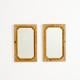 Circa 1900 French Pair of Oak Wall Mirrors For Sale - Image 4 of 11