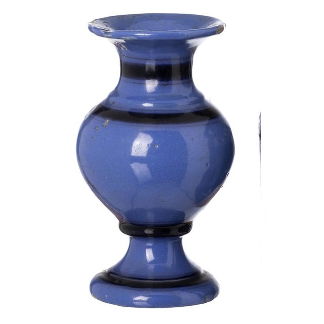19th Century Earthenware Pot with Lid and Vases, Set of 3 For Sale - Image 3 of 6