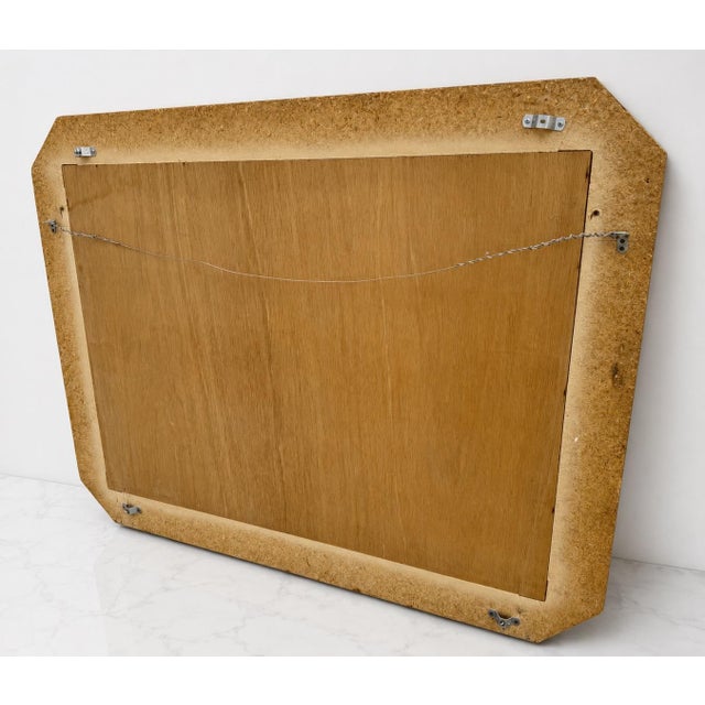Large Modern Faux Bamboo Wall Mirror For Sale - Image 10 of 10
