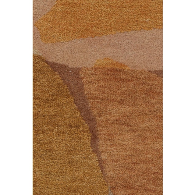 Rug & Kilim’s Mid-Century Modern Style Rug With Geometric Patterns For Sale In New York - Image 6 of 7