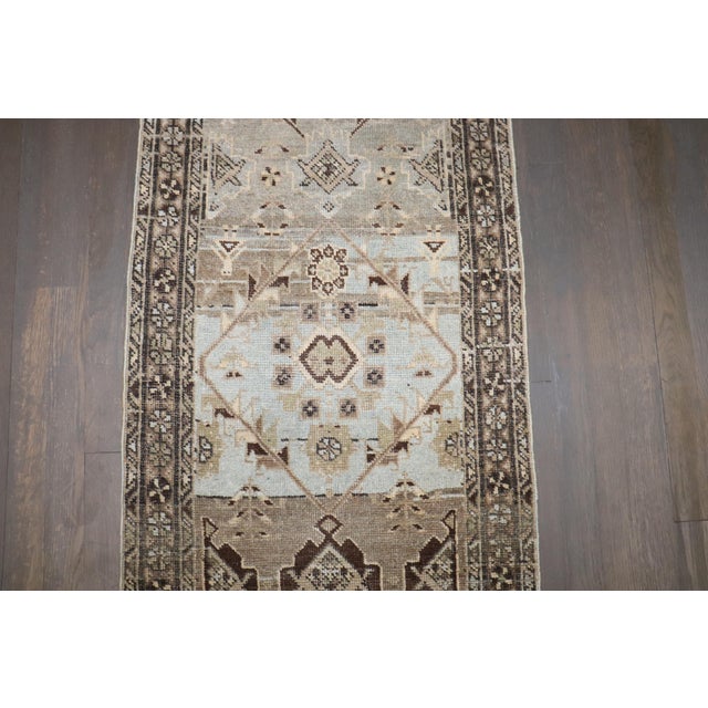 Textile Zabihi Collection Narrow Antique Persian Malayer Runner - 1'11" x 8'9" For Sale - Image 7 of 9