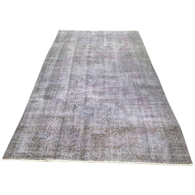 Turkish Vintage Turkish Anatolian Hand Knotted Wool Rug, 4'9"x12'6" For Sale - Image 3 of 5