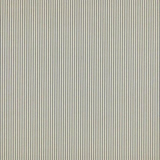 Sample - Schumacher Charee Silk Stripe Fabric in Black & White For Sale