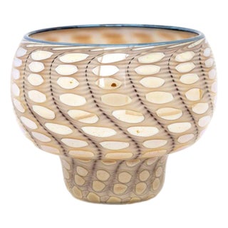 Tom Philabaum Iridescent Glass Vase, 2006 For Sale