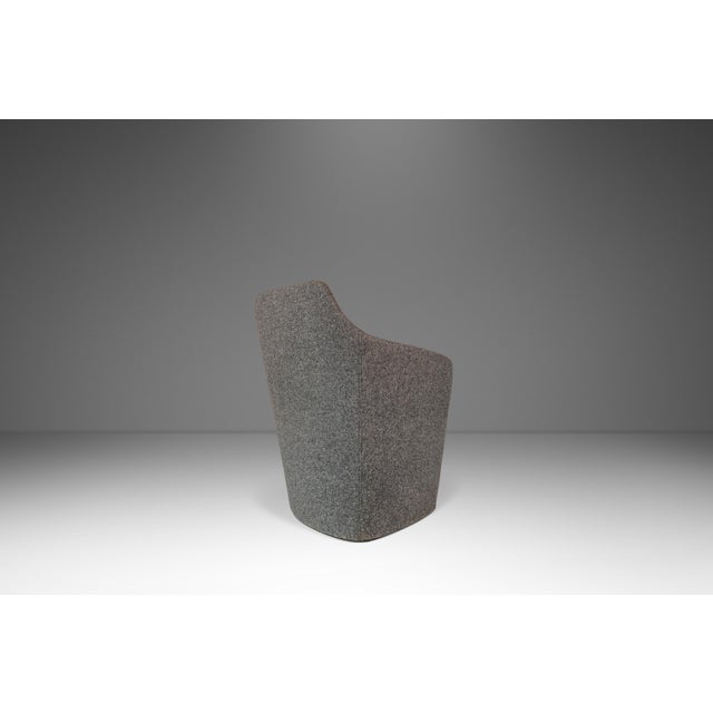 Set of Two (2) Post Modern "Bison" & "Venus" Lounge / Accent Chairs in Mohair by Simon Pengelly for Allermuir, United Kingdom, C. 2010s For Sale - Image 13 of 17