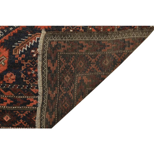 Mid 20th Century Mid 20th Century Vintage Afghan Wool Rug For Sale - Image 5 of 7