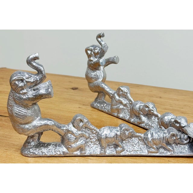 Arthur Court Vintage Arthur Court Elephant Motif Casserole Stand For Sale - Image 4 of 5