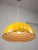 Silver Large Space Age Yellow Pendant from Guzzini, 1970s For Sale - Image 8 of 17