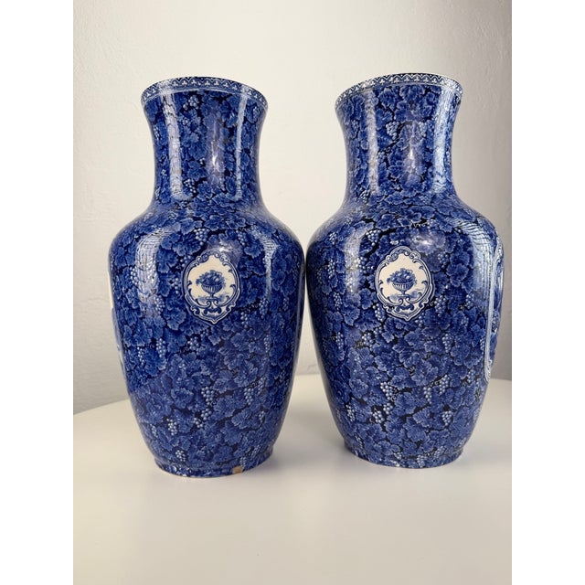 19th-Century Rhein Vases from Lewis Woolf, England, Set of 2 For Sale - Image 6 of 12