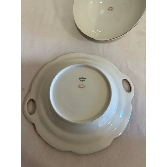 Early 20th Century Haviland & Co. Limoges Gold Gilt Domed Butter Dish For Sale - Image 10 of 11