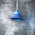Blue Vintage Blue Pendant Lamp from E.S. Horn, 1980s For Sale - Image 8 of 9