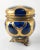Shabby Chic 19th Century Cobalt Blue-Amethyst Purple Glass Gilt Dresser Box For Sale - Image 3 of 12
