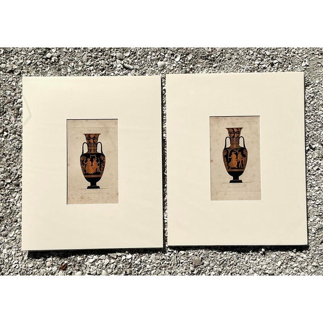 These exquisite vintage prints celebrate classical antiquity, meticulously illustrating the iconic pottery of ancient...