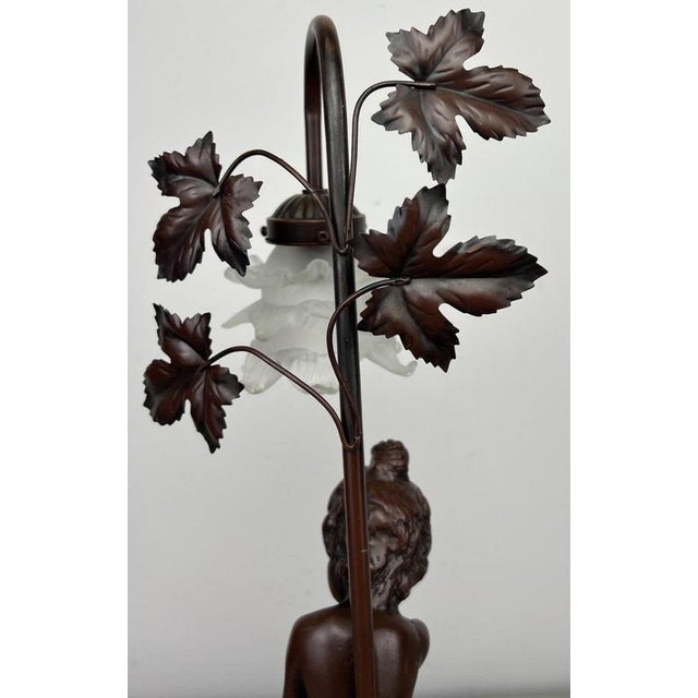 Vintage French Figural Table Light For Sale - Image 6 of 8