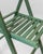Vintage Green Wooden Folding Chair from Realpina, Italy, 1970s For Sale - Image 6 of 11