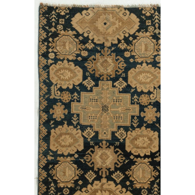 Antique Circa 1920 Blue Malayer Hand Knotted Rug 2'8 X 6'10 For Sale - Image 11 of 12