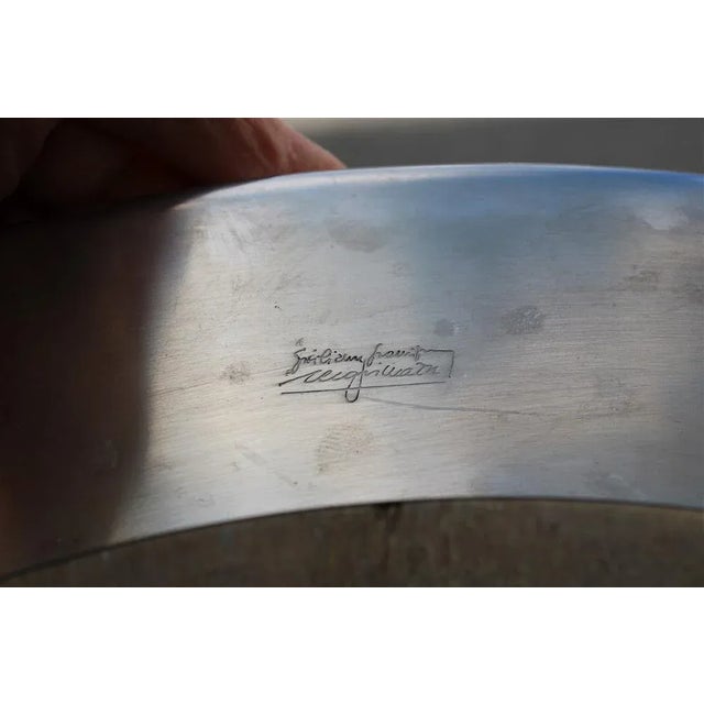 Round Portable Bar in Steel and Laminate by Giuliana Gramigna, 1960s For Sale - Image 6 of 9