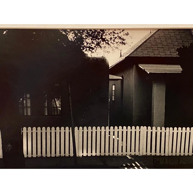 Modern 1980s Photograph with Picket Fence by Ray Metzker For Sale - Image 3 of 9