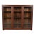 Limbert Style Antique Mission Oak Arts and Crafts Triple Bookcase Cabinet, Circa 1900 For Sale