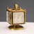 Table Clock in Gold-Plated Brass For Sale - Image 4 of 10
