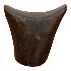Dark Brown African Headrest