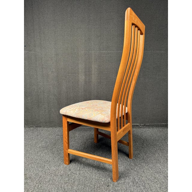 Wood Vintage Teak Dining Chairs by Nordic Furniture- Set of 6 For Sale - Image 7 of 12