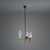 Vintage Italian Brass and Opaline Glass Chandelier, 1950s For Sale - Image 9 of 9