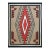 1940s Tribal Geometric Antique Native American Room Size Navajo Flatwoven Rug For Sale
