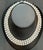 White 8mm Akoya Japanies Pearl Triple Strand Choker Necklace, 18k White Gold & Diamond For Sale - Image 8 of 8