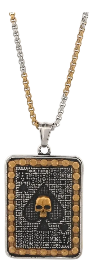 Ace of Power Pendant Chain Necklace