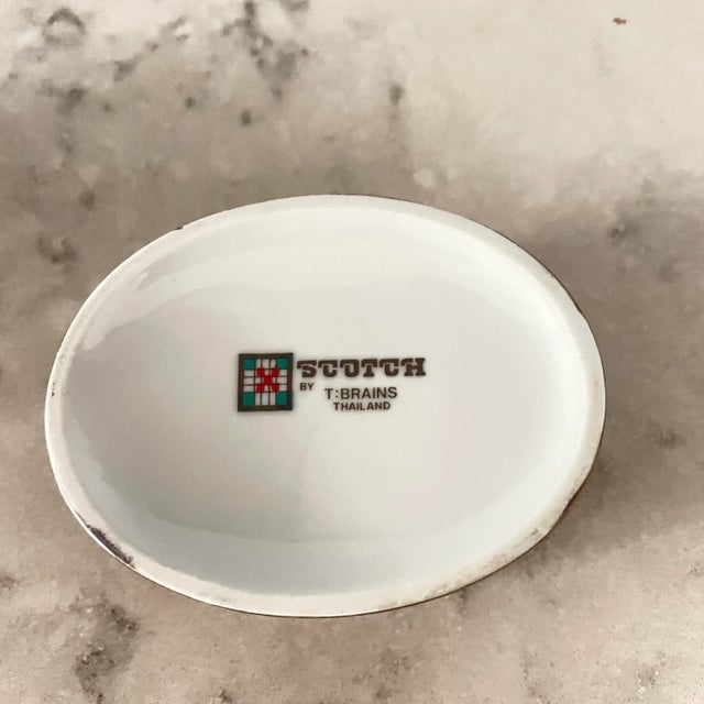 Vintage Tartan Plaid Creamer & Covered Sugar Bowl Set- 2 Pieces For Sale In Nashville - Image 6 of 10