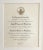 Wood John F. Kennedy President and Lyndon B. Johnson Vice President of the United States Framed Invitation to the Inauguration For Sale - Image 7 of 10