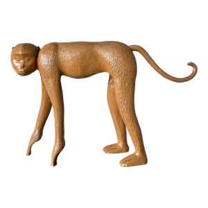 Vintage Molded Resin Monkey