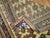 Rare Small Square Traditional Beige Blue Rust Vintage Caucasian Shirvan Rug For Sale In New York - Image 6 of 6
