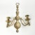 Pair of Hollywood Regency Brass Rope & Tassel Wall Sconces | Double Taper Wall Candle Holders For Sale - Image 10 of 15