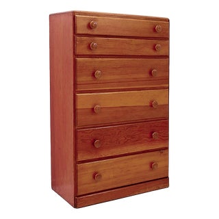 Vintage Chest of Drawers in Pine, 1970s For Sale
