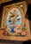 Antique 19th Century Spanish Silk & Gold Bullion Embroidery Memorial Silkwork Art For Sale - Image 4 of 5