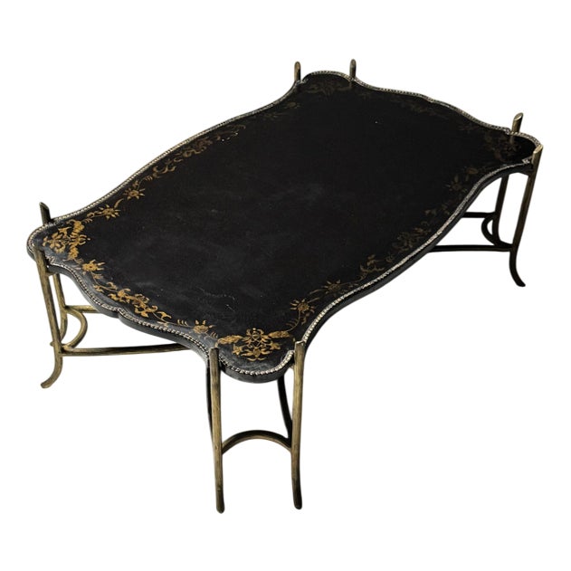 Chinoiserie Coffee Table, 1980s For Sale