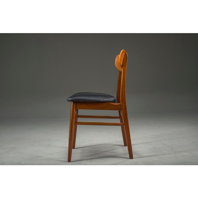 Mid-Century Danish Dining Chair with Leather Upholstery from Farstrup, 1960s For Sale - Image 6 of 10