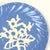 Eclectic Cornflower & Cream Vintage Wall Plate Curation - Group of 13 For Sale - Image 10 of 18
