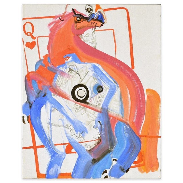 Queen of hearts is an original artwork realized in 2019 by anastasia kurakina. Original oil painting on canvas signed and...