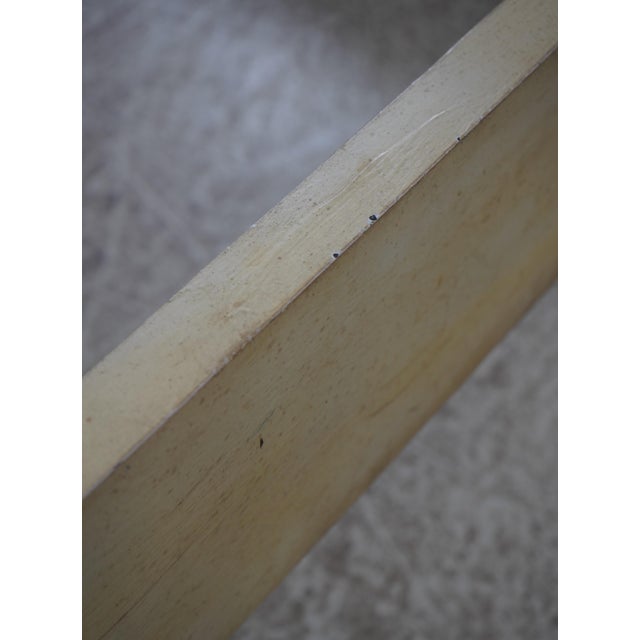 Spiral Twist King Size Painted 4 Post Bed For Sale - Image 12 of 18
